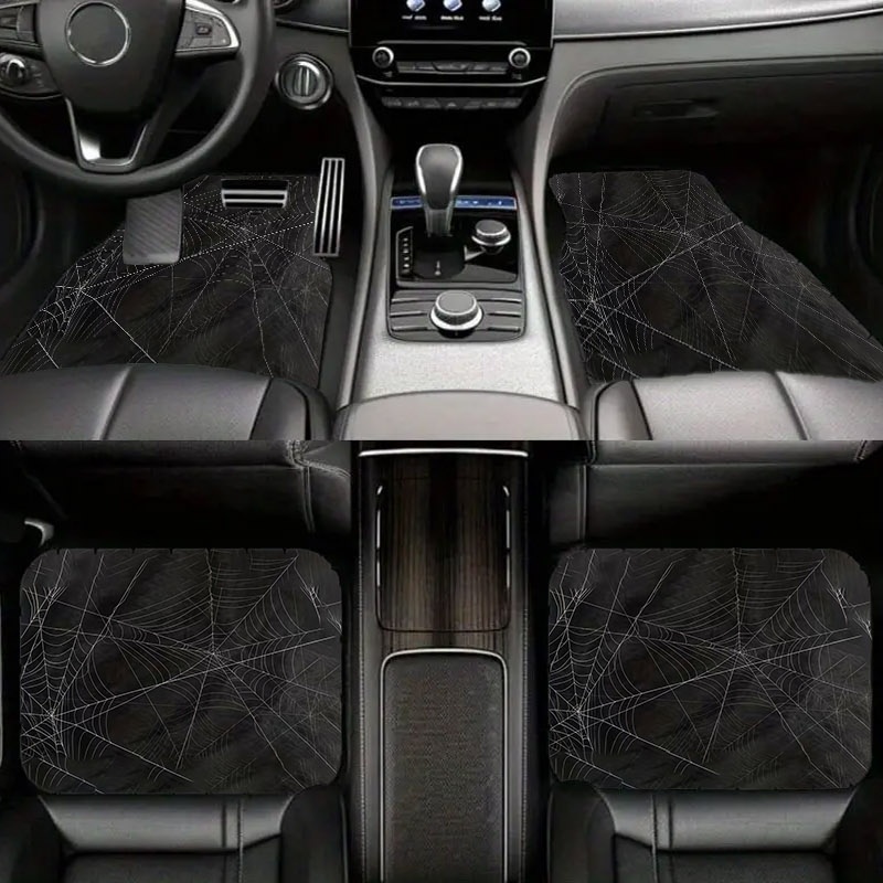 Interior Design Web - 5pcs Spider Web Pattern Car Floor