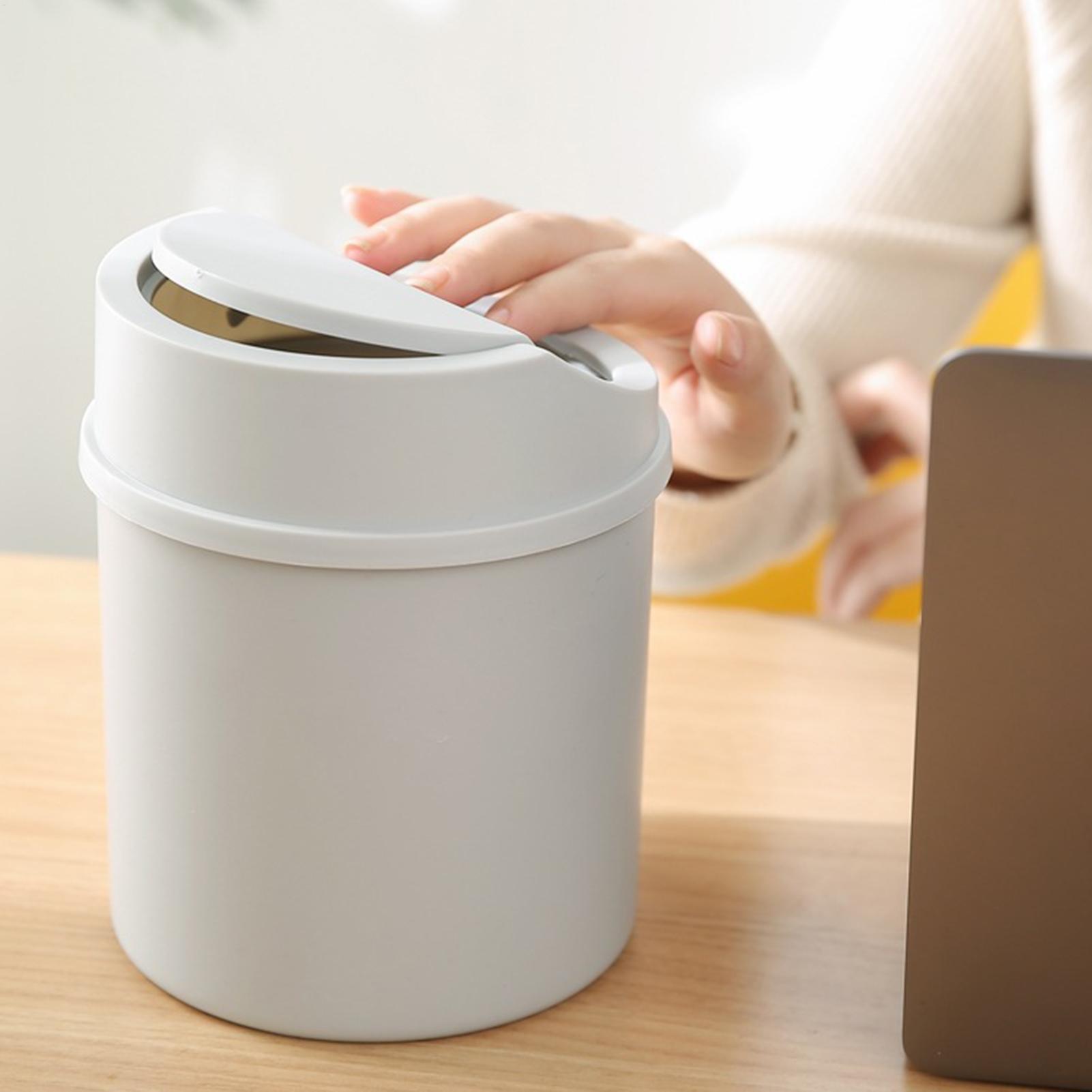 Interior Design Your Home - Mini Desk Trash Can Tabletop Trash