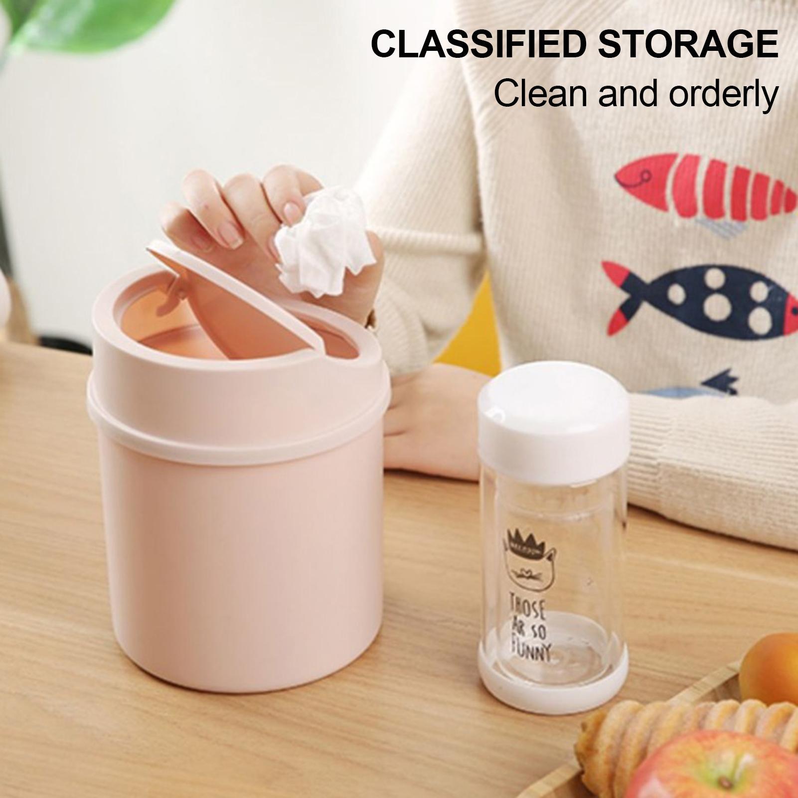 Mini Desk Trash Can With Flipp - огляд і ціна Interior Design Your Home