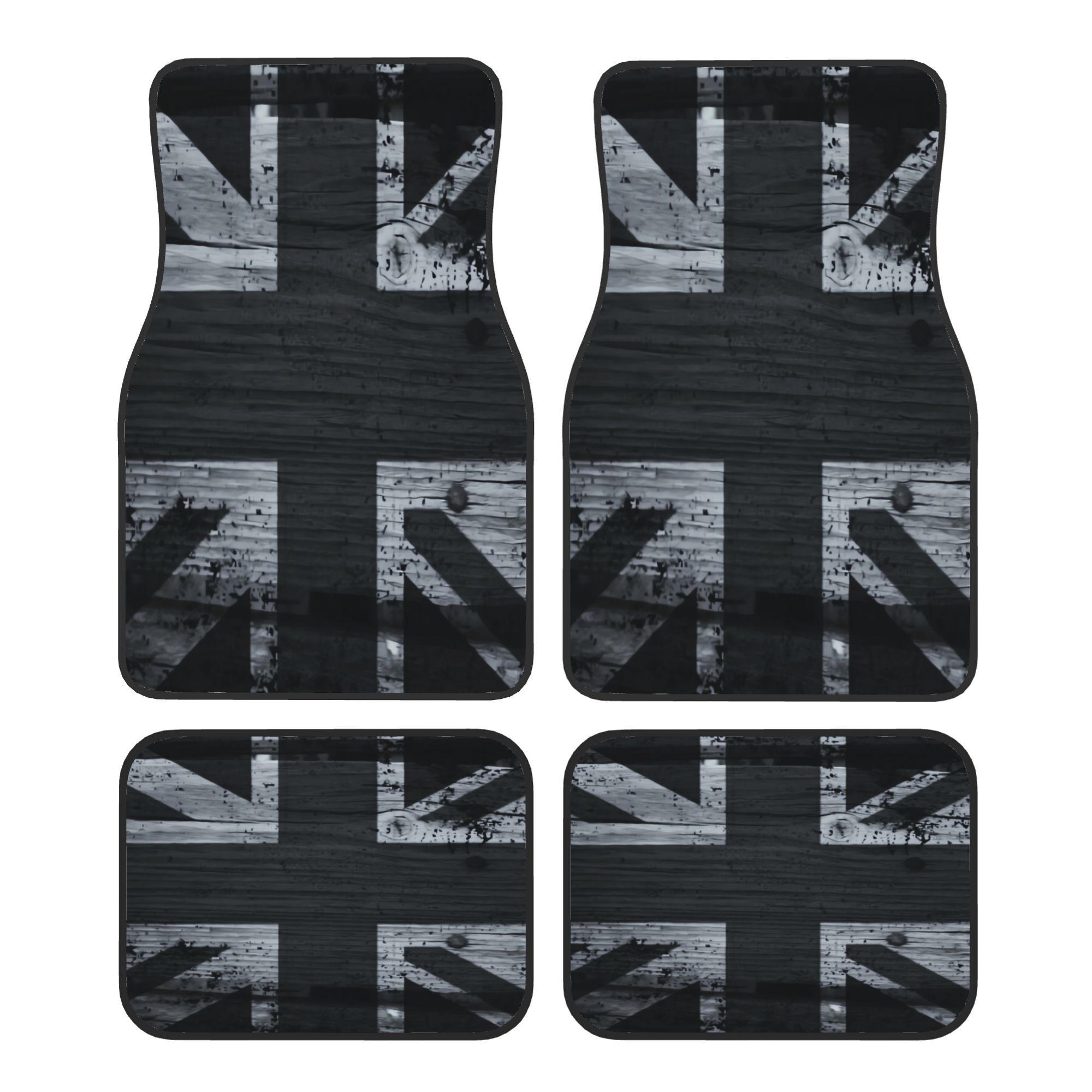 4pcs Black And White UK Flag C - огляд і ціна Interior Design Uk