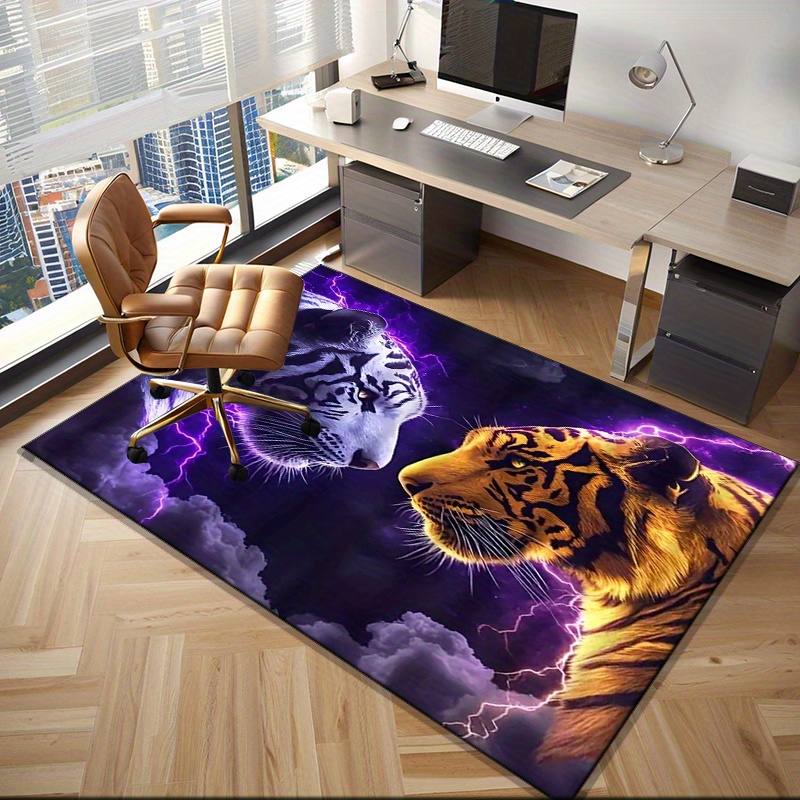 Tiger faces rug with electric  - огляд і ціна Interior Design Your Home