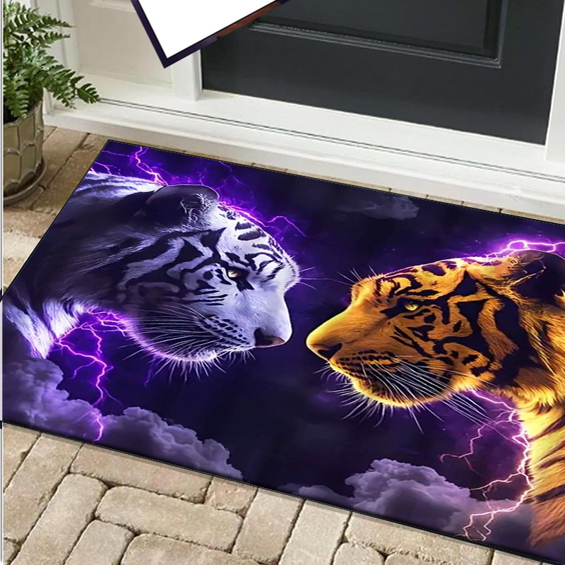 Tiger faces rug with electric  - огляд і ціна Interior Design Your Home