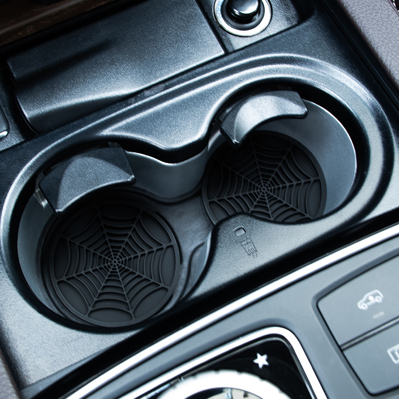 4pcs Spider Web Design Car Cup - огляд і ціна Interior Design Web