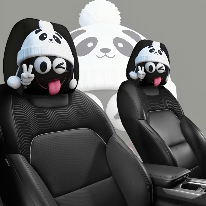 1/2 Pcs Car Headrest Covers, C - огляд і ціна Interior Design Emoji