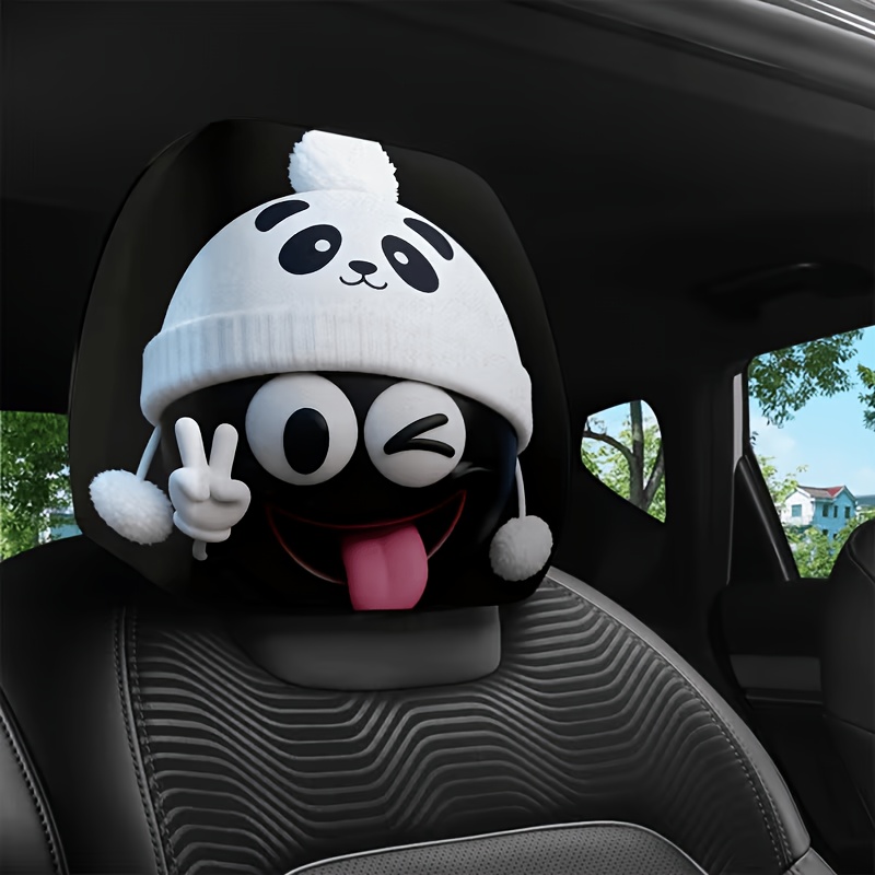 1/2 Pcs Car Headrest Covers, C - огляд і ціна Interior Design Emoji
